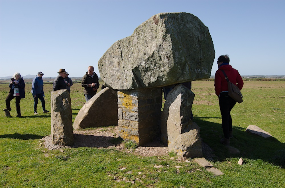 Photo of Ty Newydd burial chamber on Anglesey