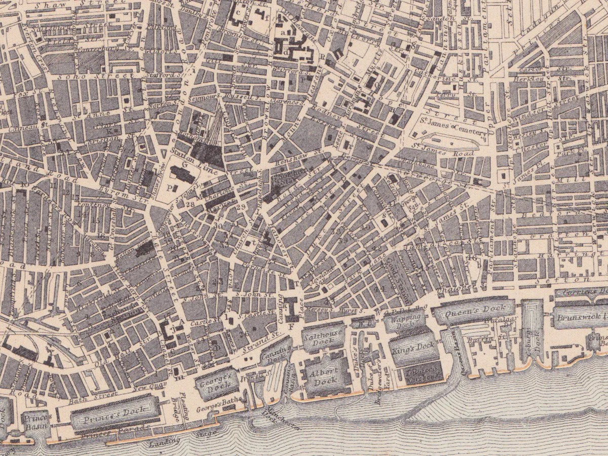 Extract of map 1878: Globe Encyclopedia of Universal Information