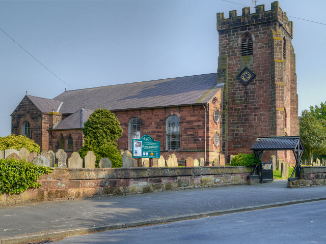 Photograph of St. Mary's Church, Hale