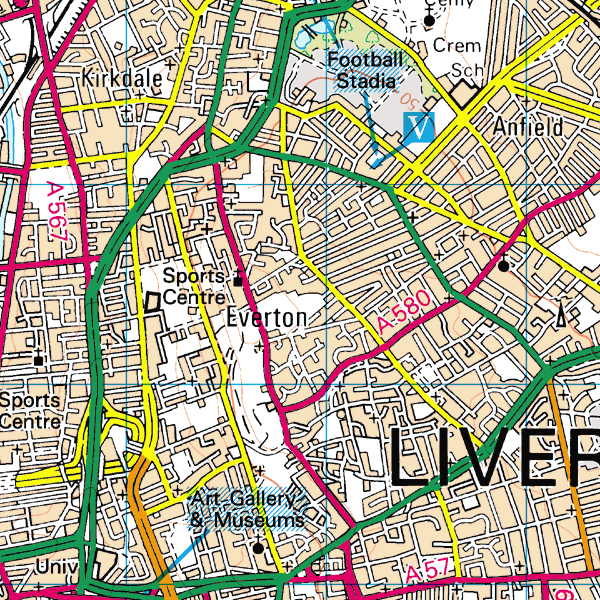 Map extract of Everton from 2000