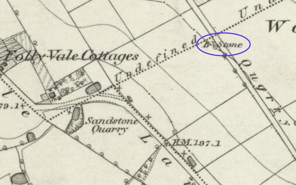Ordnance survey map of Woolton, from the late 19th century