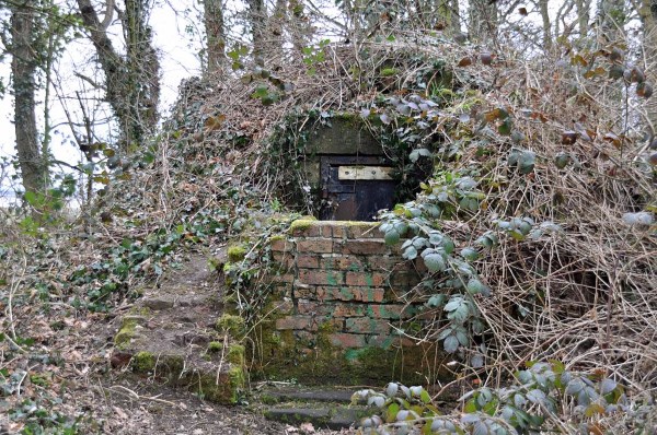 Photograph of the ice house at Hale Hall