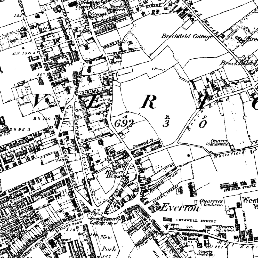 Evertonvillage 1851  