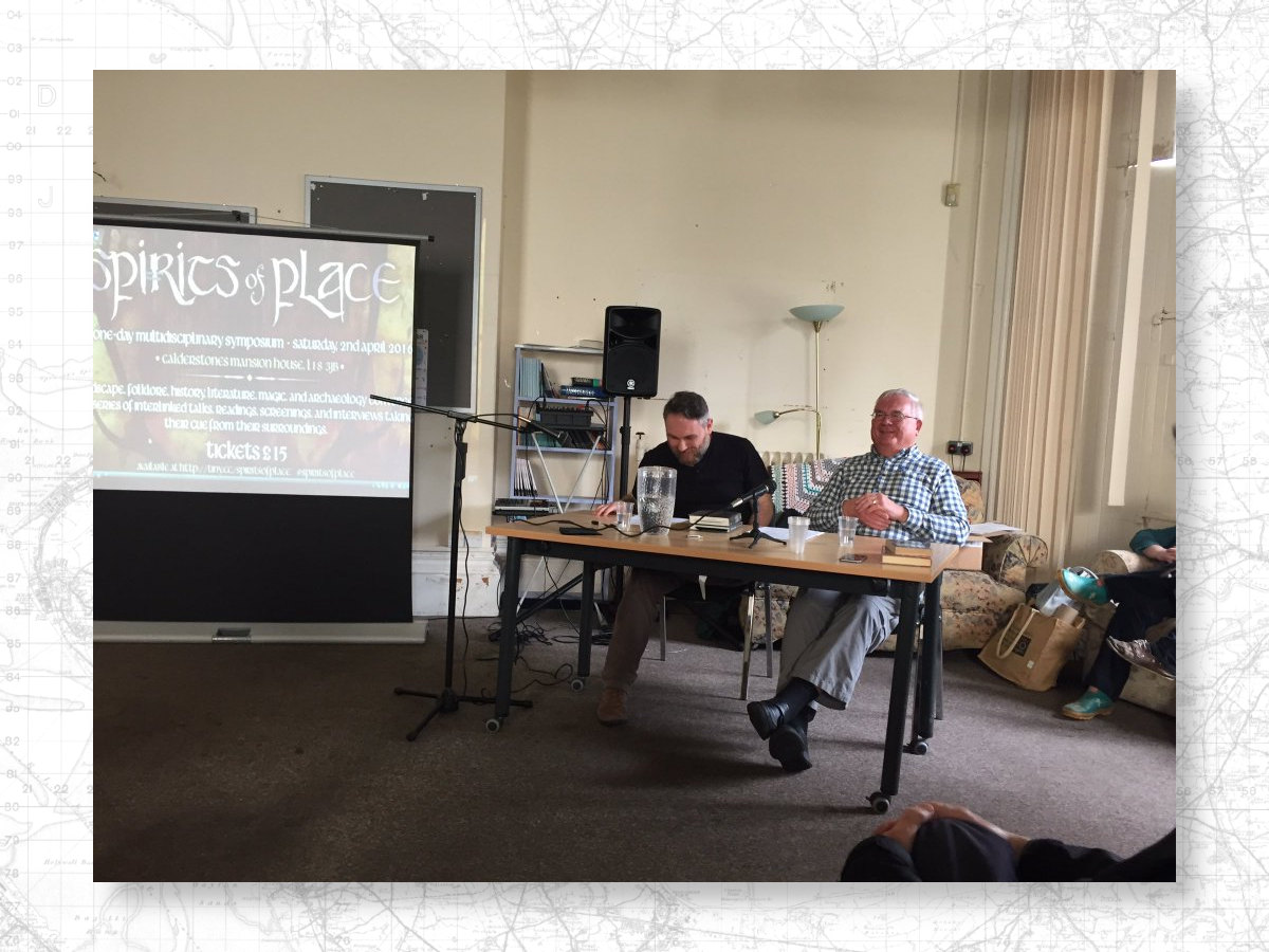 Photograph John Reppion and Ramsey Campbell at Spirits of Place