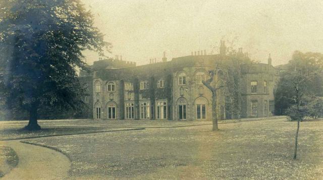 Hale Hall, in a Victorian photograph
