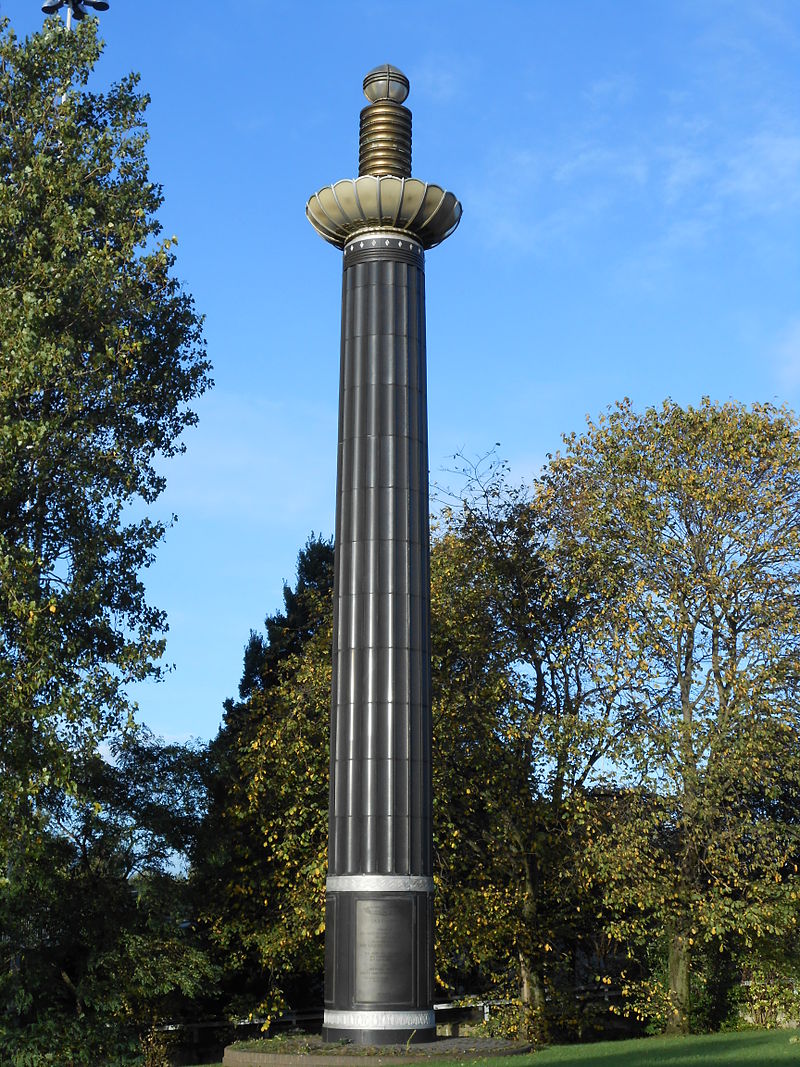 Photograph of Monument to the Queensway Tunnel in Birkenhead