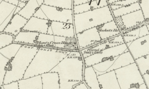 Ordnance Survey map of Hunts Cross, Liverpool