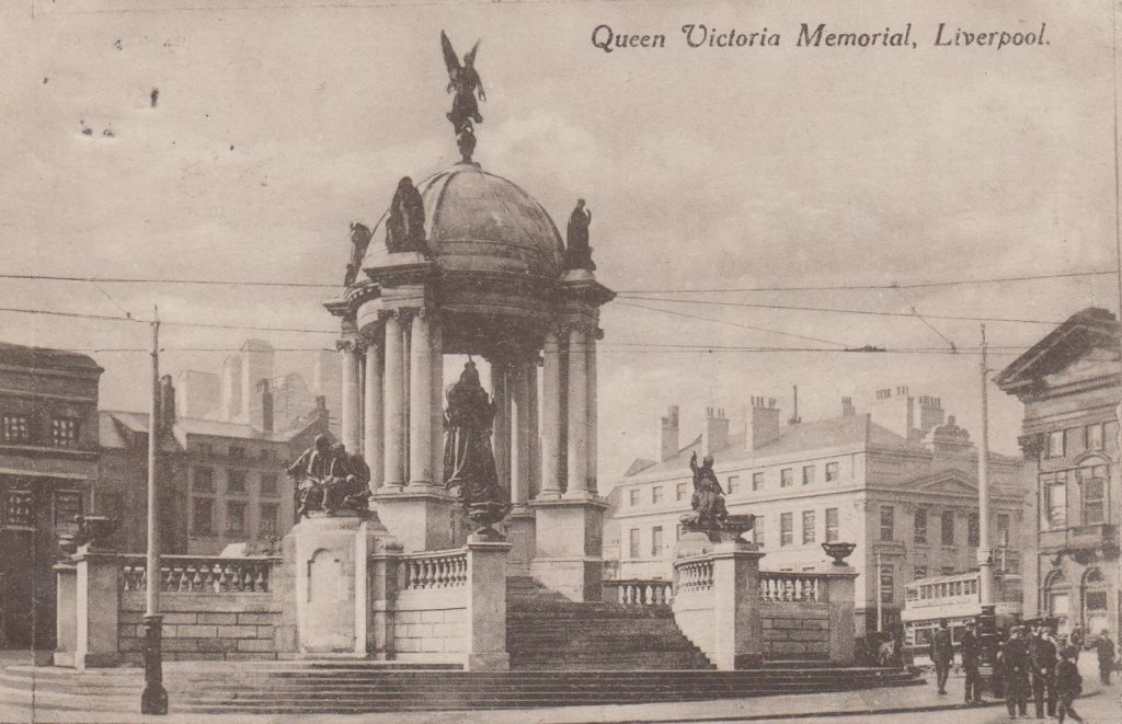 Photograph of the Queen Victoria Memorial, Liverpool